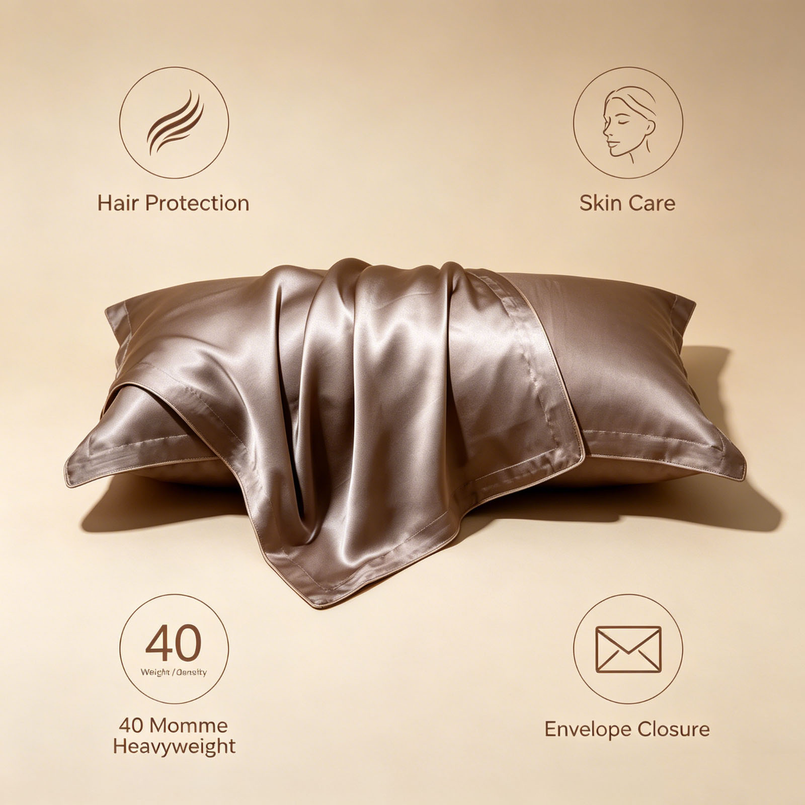 2 Buah Sarung Bantal Sutra Uku - Luxury Skincare Set For Women ulasan dan harga