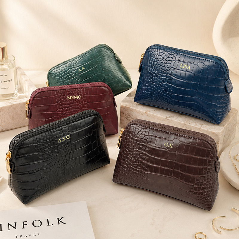 Tas Kosmetik Kulit Buaya Mewah - Luxury Skincare Women ulasan dan harga