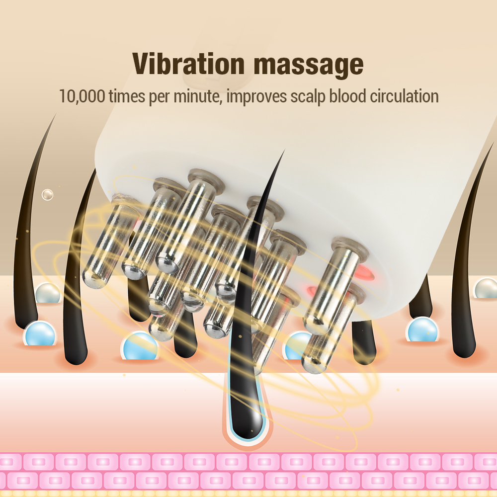 Sisir pijat kepala getaran ele - Epidermal Growth Factor ulasan dan harga